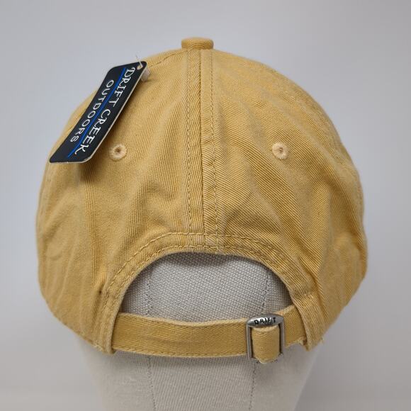 Dry Creek Outdoors Slideback Baseball Cap Yellow One Size Adjustable Embroidered - Picture 6 of 10
